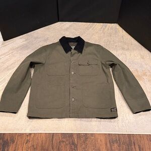 The Stronghold Jacket canvas Mens M army green Chore Overshirt Utility Worker